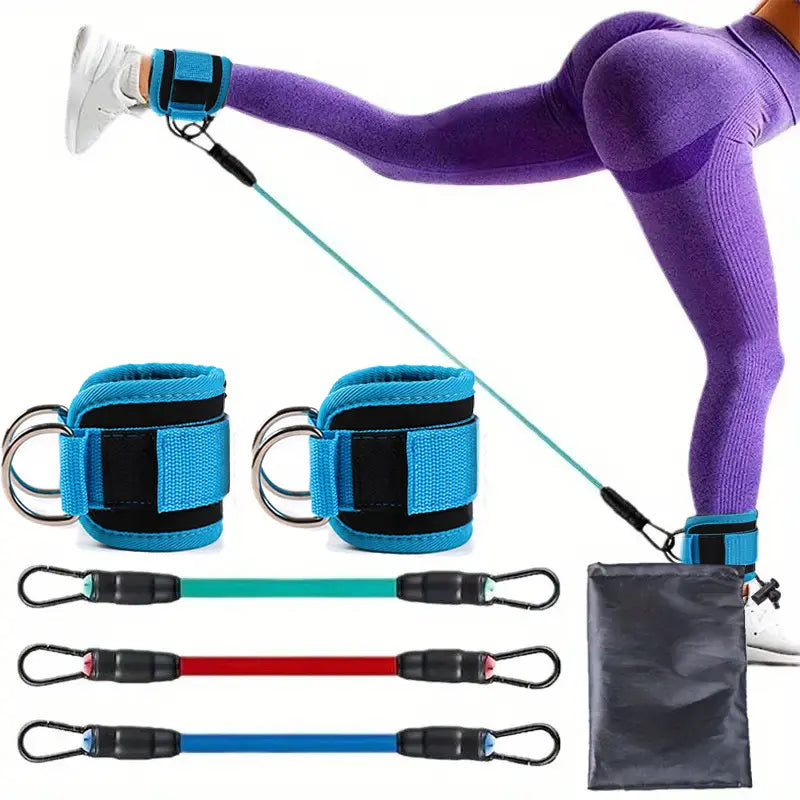 Resistance Bands, Leg Exercise Bands, TPE Material for Arms Chest, Yoga Gym Fitness Muscle Training Equipment Stretching