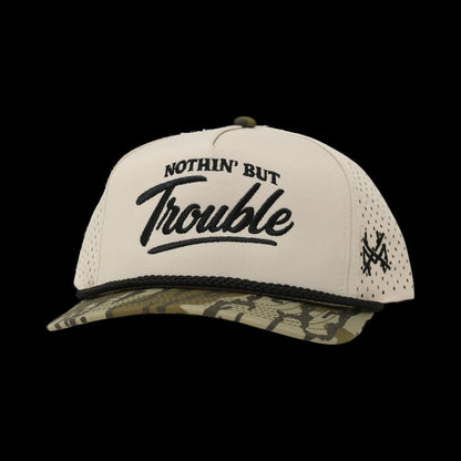 Nothing but Trouble Premium Trucker Snapback Hat