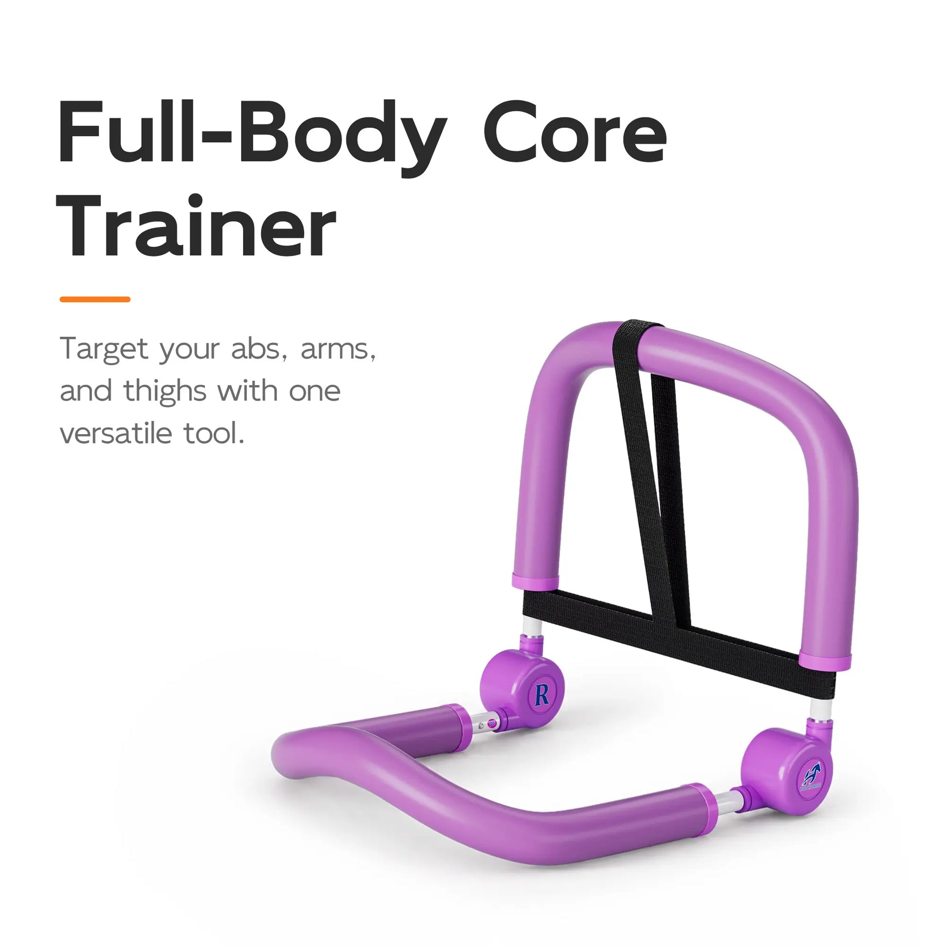 HOPHORSE Ab & Core Exercise Machine,Home Gym Sit up Trainer,Adjustable Automatic Rebound,4 Resistance Levels,Core Workout Equipment with Resistance Bands, Functional Training Workout, Core Strength Training