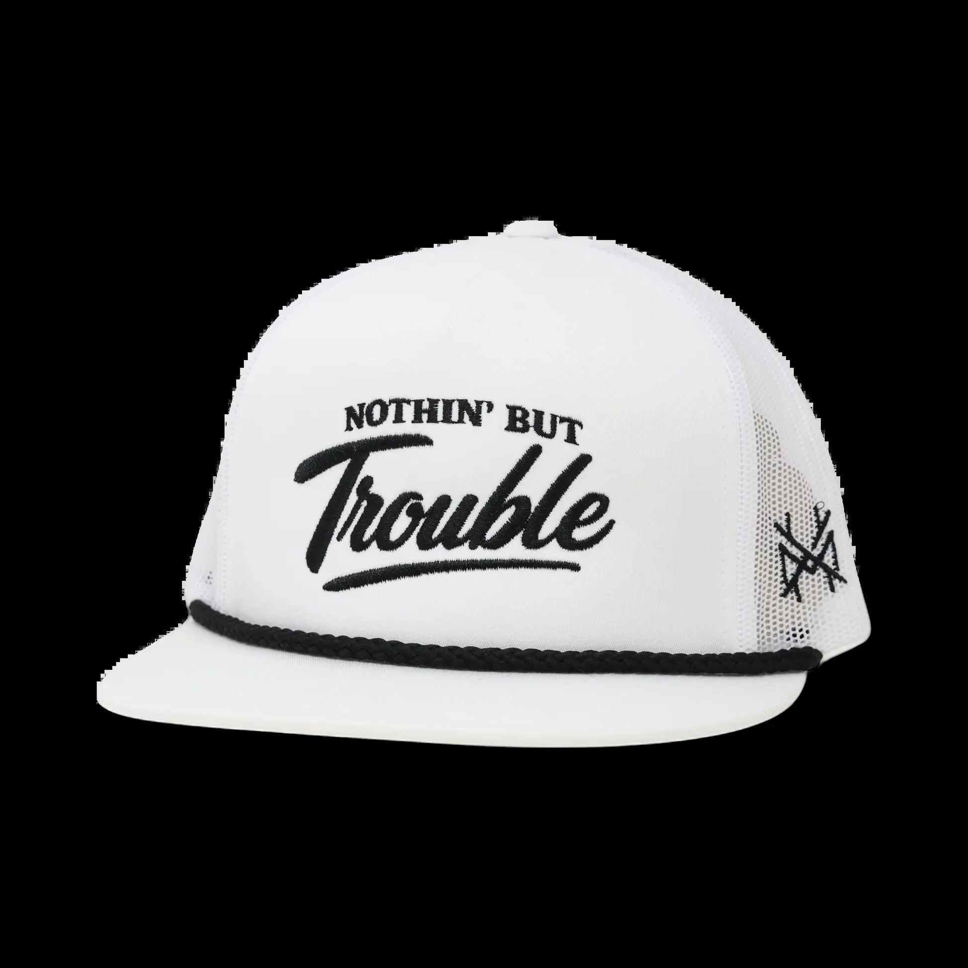 Nothing but Trouble Premium Trucker Snapback Hat