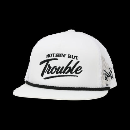 Nothing but Trouble Premium Trucker Snapback Hat