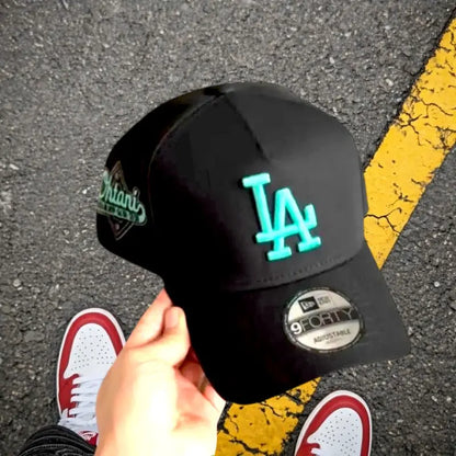 New Era MLB Baseball Cap NY Yankees LA Dodgers – Adjustable 9FORTY 59FIFTY Snapback Hat for Men Women, Premium Raised Embroidery, Curved Brim Cotton Design, Breathable Lightweight Construction, Casual Urban Streetwear Style