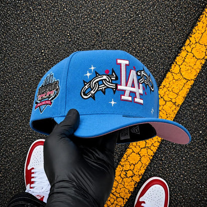 New Era MLB Baseball Cap NY Yankees LA Dodgers – Adjustable 9FORTY 59FIFTY Snapback Hat for Men Women, Premium Raised Embroidery, Curved Brim Cotton Design, Breathable Lightweight Construction, Casual Urban Streetwear Style