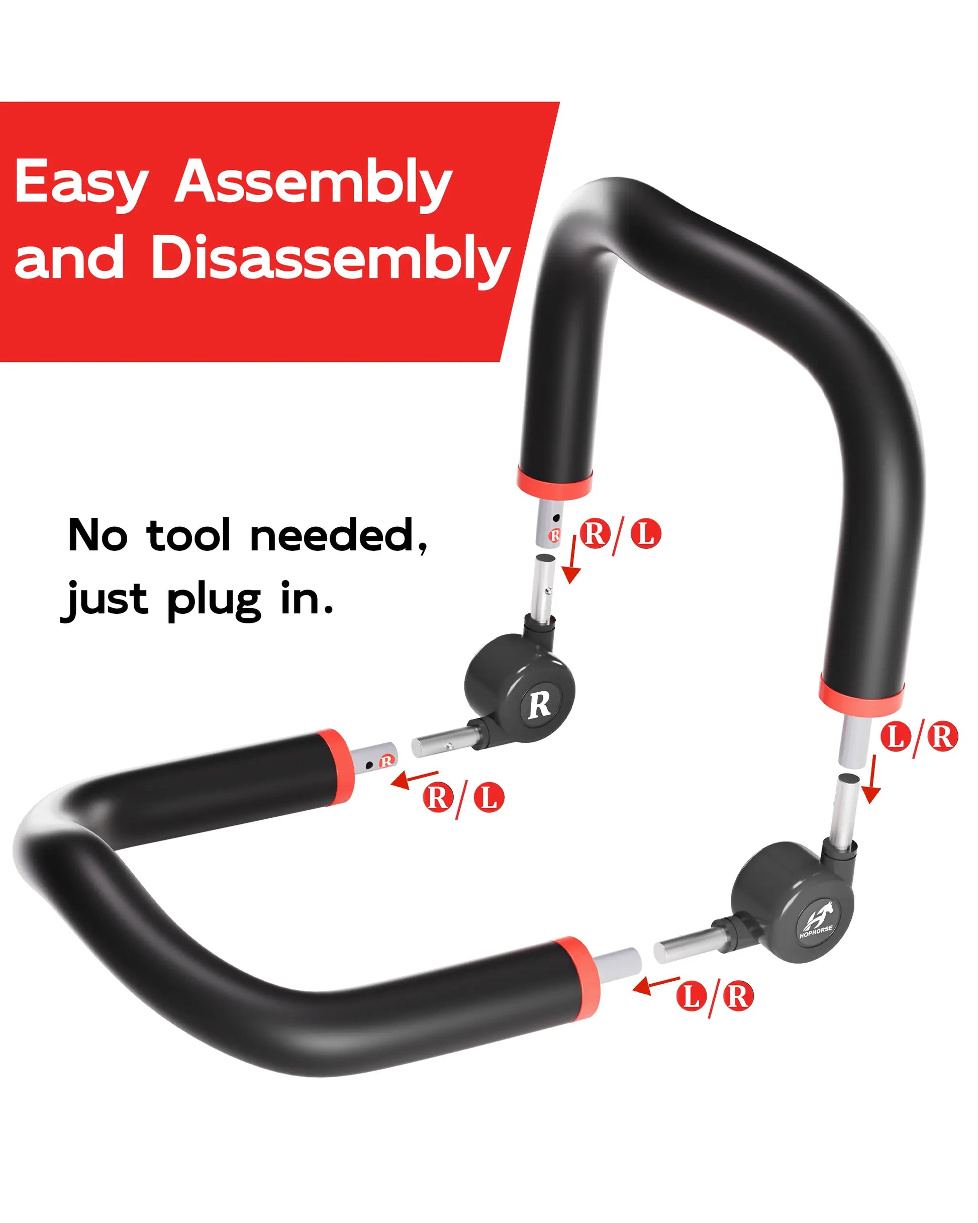 HOPHORSE Ab & Core Exercise Machine,Home Gym Sit up Trainer,Adjustable Automatic Rebound,4 Resistance Levels,Core Workout Equipment with Resistance Bands, Functional Training Workout, Core Strength Training